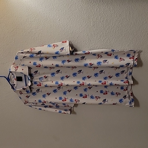 Tropical Bros Polo Shirt - White - XL - Picture 3 of 16